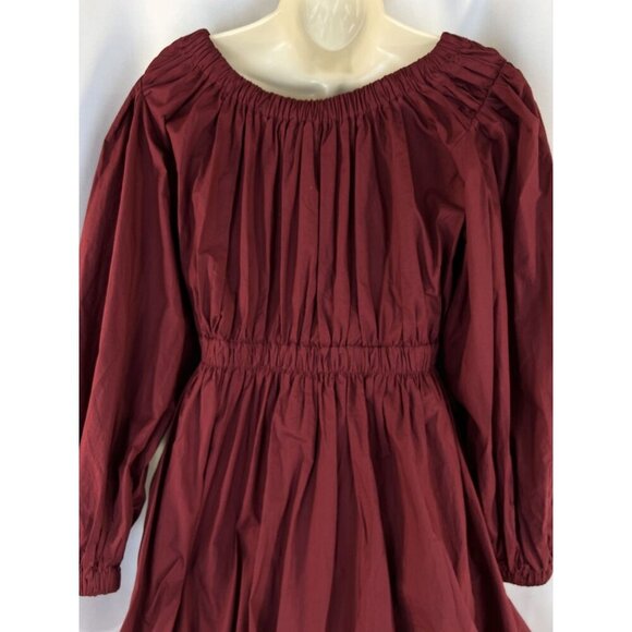 NWT Ulla Johnson Martine Dress in Bordeaux Deep Red $395 - Picture 8 of 14